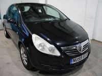 Begagnad Vauxhall Corsa Active 59 HK (43 kW) 2009 Svart Halvkombi