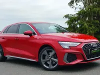 Used Audi A3 S-Line 190 HP (139 kW) 2022 Red Sedan