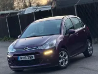 Used Citroën C3 PureTech 2016 Mauve/purple Hatchback