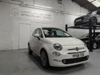 Used Fiat 500 Lounge 69 HP (50 kW) 2018 White Hatchback