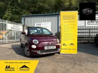 Used Fiat 500 Lounge 69 HP (50 kW) 2015 Red Hatchback