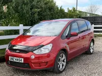 Begagnad Ford S-MAX Titanium 2007 Röd Minibuss