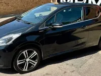 Used Peugeot 208 GT-line 110 HP (80 kW) 2016 Black Hatchback