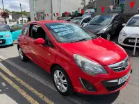 Used Vauxhall Corsa 65 HP (47 kW) 2014 Red Hatchback