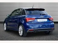 Used Audi A1 S-Line 125 HP (91 kW) 2017 Blue Hatchback