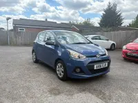 Used Hyundai i10 67 HP (49 kW) 2016 Blue Hatchback