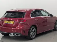 Used Mercedes A200 AMG line 163 HP (119 kW) 2021 Red Hatchback