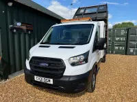 Used Ford Transit 130 HP (95 kW) 2021 White Cabriolet
