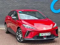 Used MG MG4 EV Trophy 149 kW (203 HP) 2023 Red Hatchback