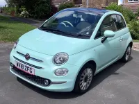 Used Fiat 500 Lounge 69 HP (50 kW) 2018 Green Hatchback