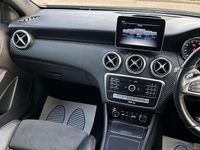 Used Mercedes A180 AMG Line Premium 109 HP (80 kW) 2018 Blue Hatchback