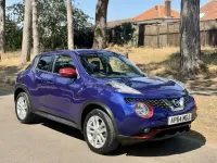 Used Nissan Juke Acenta Premium 115 HP (84 kW) 2015 Blue SUV