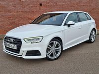 Used Audi A3 S-Line 2016 White Hatchback