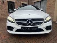 Used Mercedes C300 AMG line 2018 White Sedan