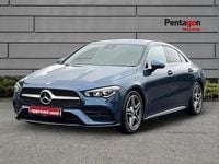Used Mercedes CLA180 AMG line 134 HP (98 kW) 2022 Blue Sedan
