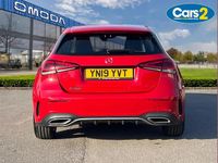Used Mercedes A180 AMG Line Premium 134 HP (98 kW) 2019 Red Hatchback
