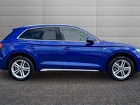 Used Audi Q5 S-Line 265 HP (194 kW) 2021 Blue SUV