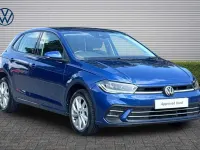 Used VW Polo Style 95 HP (69 kW) 2022 Reef blue Hatchback