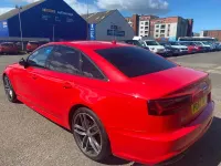 Used Audi A6 Black Edition 190 HP (139 kW) 2018 Red Sedan