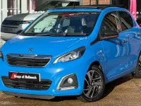 Used Peugeot 108 Allure 82 HP (60 kW) 2015 Blue Hatchback