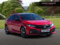 Used Honda Civic EX 129 HP (94 kW) 2017 Red Hatchback