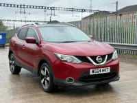 Used Nissan Qashqai N-TEC 110 HP (80 kW) 2014 Red SUV