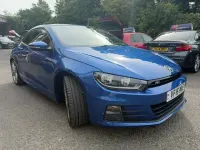 Used VW Scirocco R-line 180 HP (132 kW) 2016 Blue Coupe