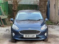 Used Ford Fiesta Titanium 2018 Blue Hatchback