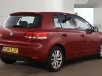 Used VW Golf VI Match 105 HP (77 kW) 2011 Red Hatchback