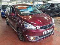 Used Mitsubishi Mirage 2018 Purple Hatchback