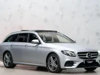Used Mercedes E220 AMG line 194 HP (142 kW) 2017 Silver Estate