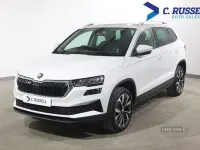 Gebraucht Skoda Karoq SE L 150 PS (110 kW) 2023 Weiß SUV