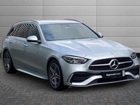 Used Mercedes C200 AMG line 204 HP (150 kW) 2022 High tech silver Estate