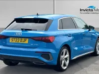 Used Audi A3 S-Line 110 HP (80 kW) 2023 Blue Sedan