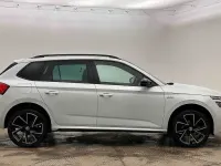 Used Skoda Kamiq Monte Carlo 110 HP (80 kW) 2023 Moon white metallic SUV