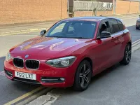 Used BMW 116 Sport Line 2012 Red Hatchback