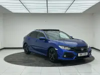 Used Honda Civic EX 129 HP (94 kW) 2017 Blue Hatchback