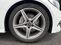 Used Mercedes C220 AMG line 170 HP (125 kW) 2018 White Coupe