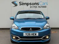 Used Mitsubishi Mirage 2018 Blue Hatchback