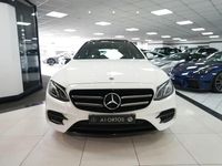 Begagnad Mercedes E220 AMG line 2018 Vit Kombi