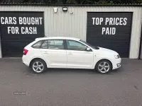 Used Skoda Rapid SE 103 HP (75 kW) 2016 White Hatchback