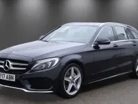 Used Mercedes C200 AMG line 184 HP (135 kW) 2017 Black Estate