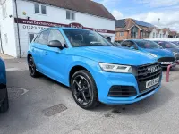 Used Audi Q5 Black Edition 190 HP (139 kW) 2019 Blue SUV