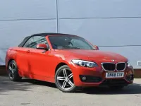 Used BMW 220 Sport Line 190 HP (139 kW) 2018 Red Cabriolet