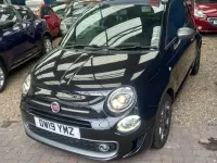 Used Fiat 500 S 85 HP (62 kW) 2019 Black Hatchback