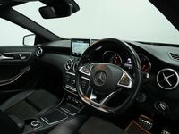 Used Mercedes A180 AMG Line Premium Plus 122 HP (89 kW) 2015 Black Hatchback