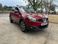 Used Nissan Qashqai N-TEC 141 HP (103 kW) 2010 Red SUV