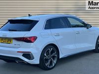 Used Audi A3 S-Line 150 HP (110 kW) 2022 White Sedan