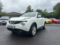 Used Nissan Juke Acenta 110 HP (80 kW) 2013 White SUV