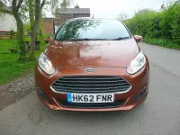 Used Ford Fiesta Zetec 2012 Yellow Hatchback